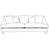 Lovelle 2 Seater Grand Upholstered Fabric Sofa - Made To Order - J Brown Chamonix - 293 Linen - LOV2G - Uneeka