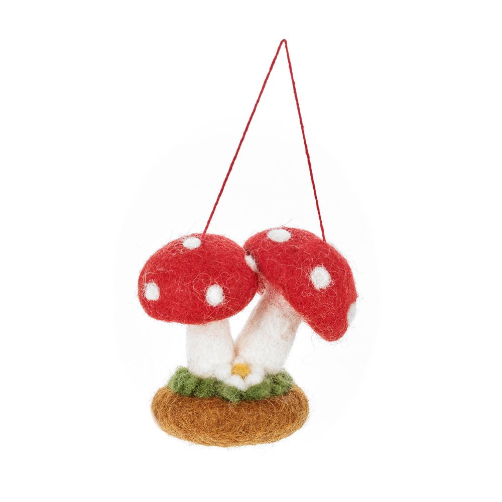 Magical Toadstools Felt Decoration - ANHMAT - Uneeka
