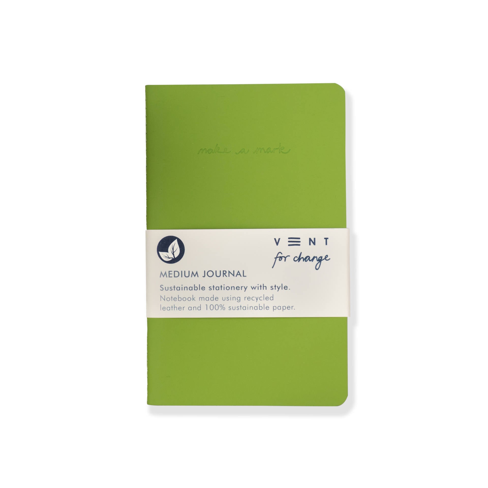 Make a Mark' A5 Medium Leather Notebook - 101 - Uneeka