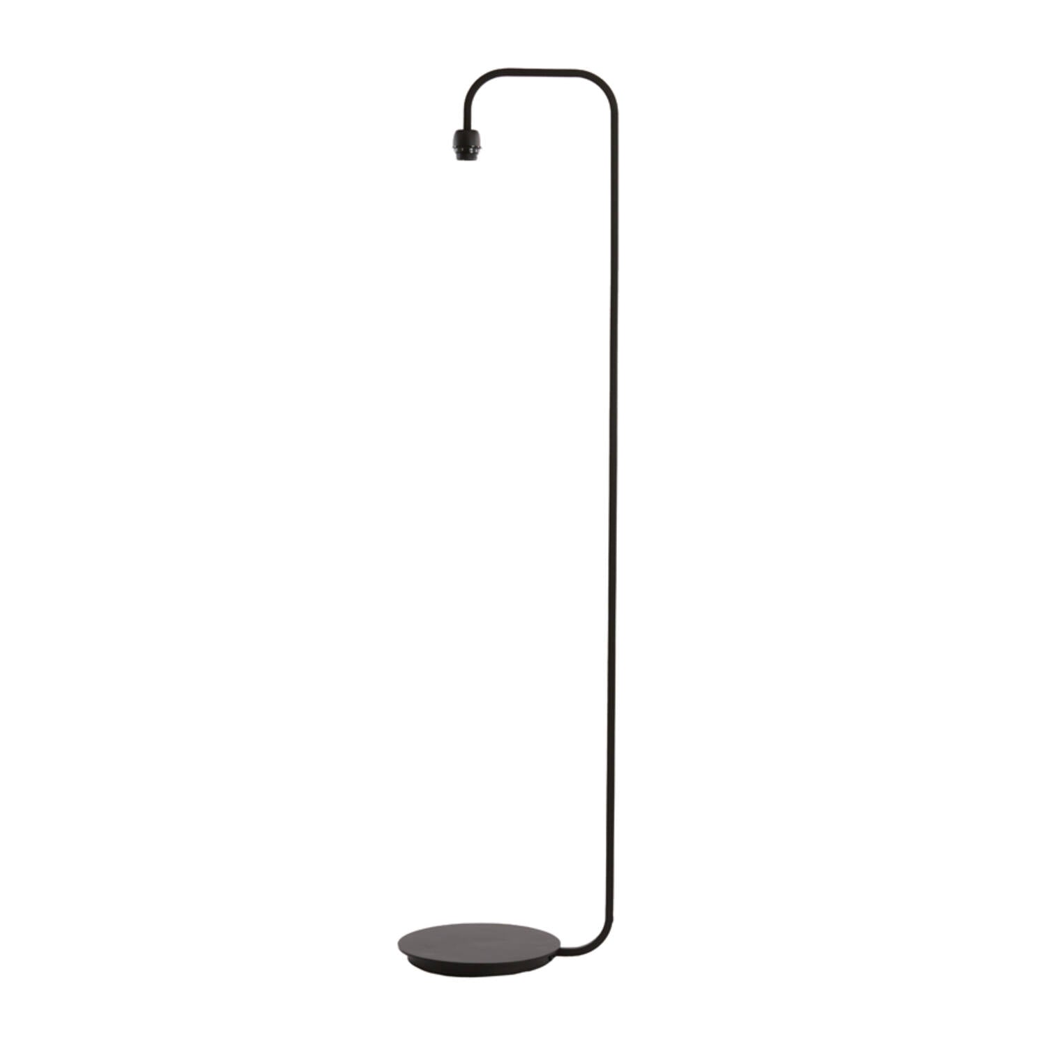 Matt Black Curved Lamp Head Lamp Base - 8054812 - Uneeka