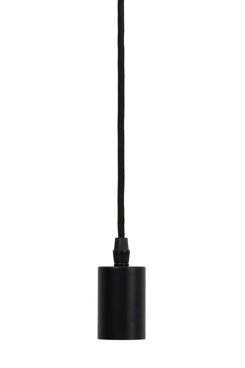 Matt Black Triple Bulb Hanging Lamp - 2940612 - Uneeka