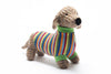 Medium Knitted Sausage Dog Soft Toy - BY4514 - Uneeka