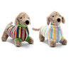 Medium Knitted Sausage Dog Soft Toy - BY4514 - Uneeka