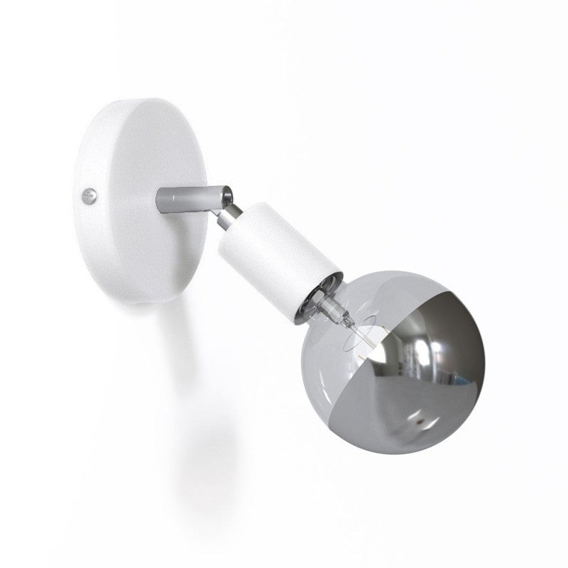 Metal 90° Adjustable Wall Light - APM2VBOTBS1CR - Uneeka