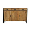 Metal Framed Wooden Large Sideboard - M2157 - Uneeka