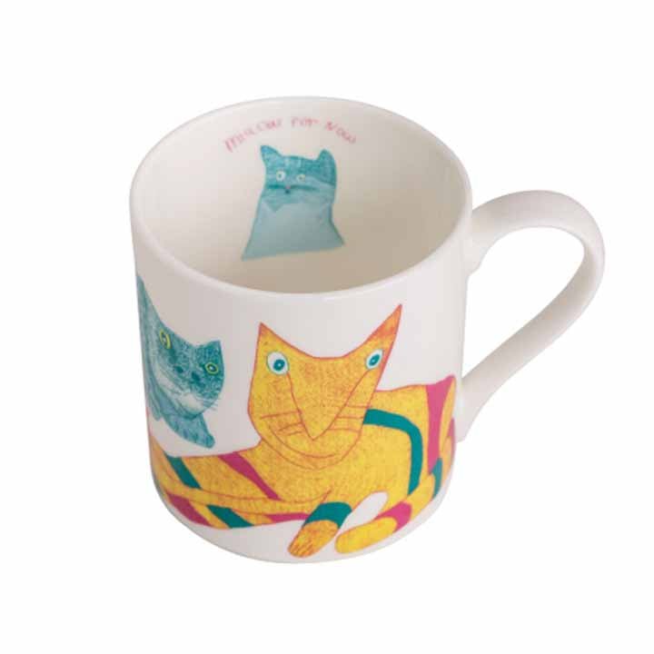 Miaow For Now Fine Bone China Mug - MUG036 - Uneeka