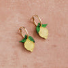 Mini Lemon Gold Hoops - GC220801E mini lemon hoops ii - Uneeka