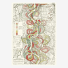 Mississippi Meanders 1 Framed Art Print - 50 x 70 8400 - Uneeka
