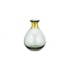 Miza Mini Wide Smoke Glass Vase - MV1102 - Uneeka