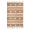 Mount Patterned Recycled Cotton Yarn Rug - R18223 - Uneeka
