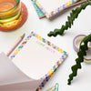 Multi Coloured Squares List Pad - HAP41 - Uneeka