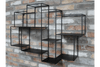 Multi Leveled Metal Wall Unit - 7095 - Uneeka