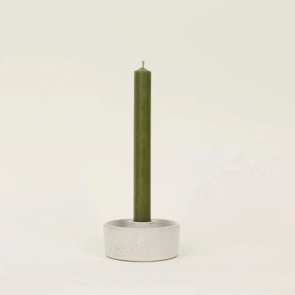 St Eval Gift Pack Dinner Candles Olive Green - F00521 - Uneeka