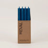 St Eval Single Dinner Candle Bedruthan Blue - F00048 - Uneeka