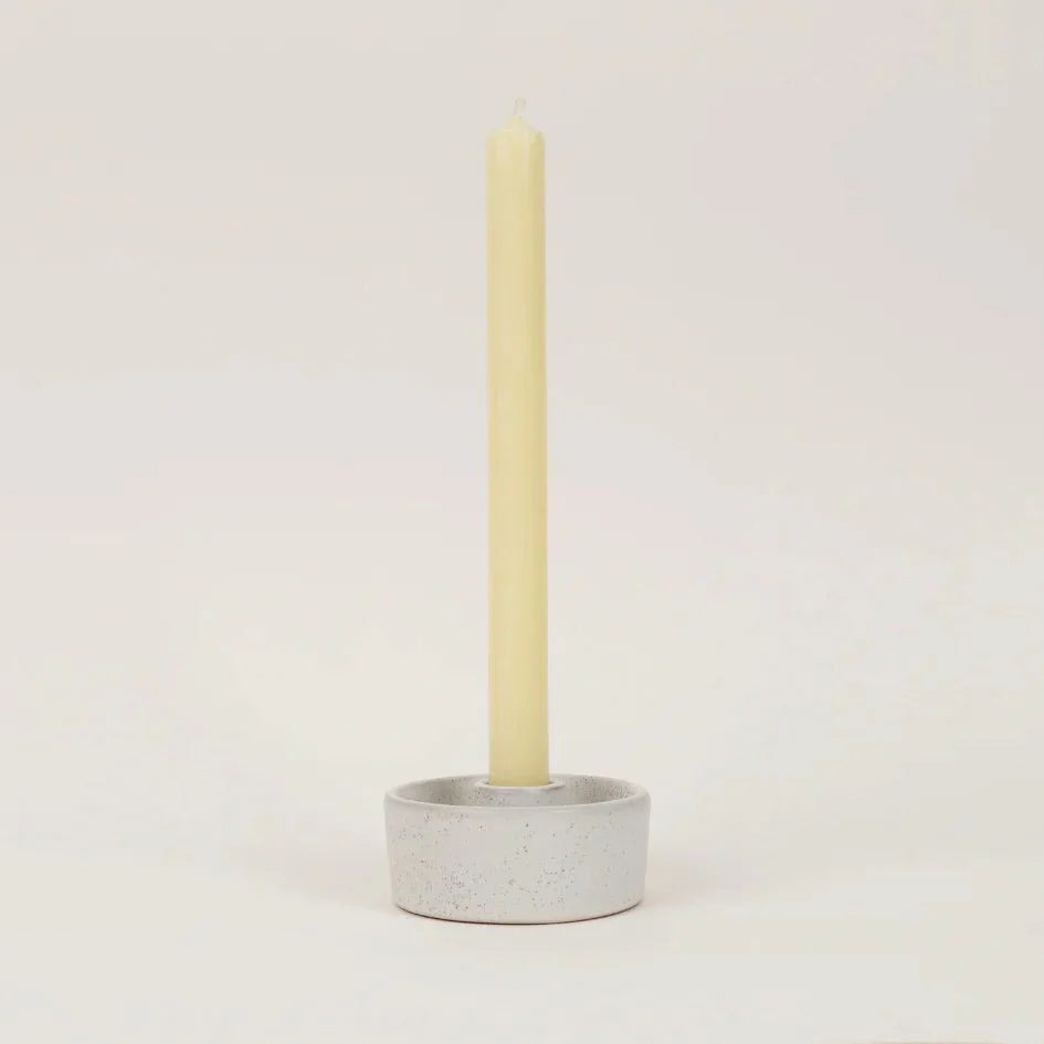 St Eval Single Dinner Candle Ivory - F00261 - Uneeka