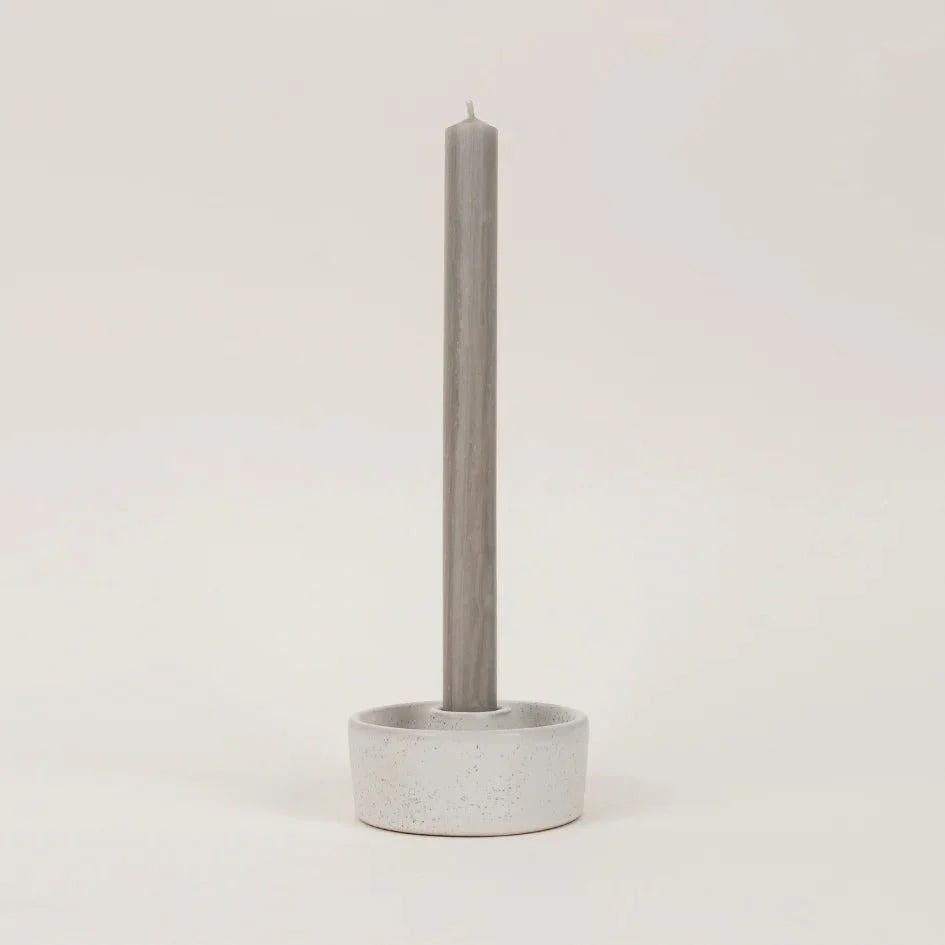St Eval Single Dinner Candle Mushroom - F01191 - Uneeka