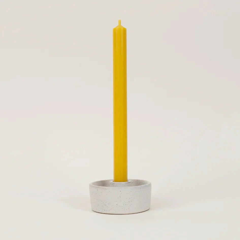 St Eval Single Dinner Candle Ochre - F01193 - Uneeka