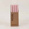 St Eval Single Dinner Candle Rose Quartz - F01189 - Uneeka