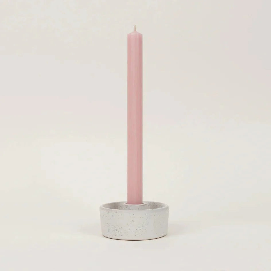 St Eval Single Dinner Candle Rose Quartz - F01189 - Uneeka