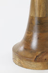 Oiled Brown Wooden Floor Lamp - 7038883 - Uneeka