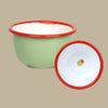 Olive Enamel Nibble Bowl - ENML - BOWL - OLIVE - 10 - Uneeka
