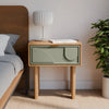 One Drawer Abstract Side Table - TRST00019A - Uneeka