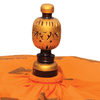 Orange Bali Sun Parasol With Pole Joint - MB76 - Uneeka