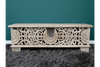 Ornate Carved Storage Bench - 8179 - Uneeka