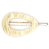 Oval Shaped Resin Hair Pin - BB - 009 - WBW - Uneeka