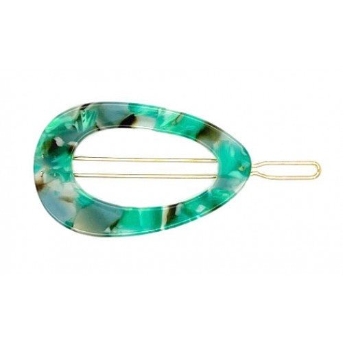 Oval Shaped Resin Hair Pin - BB - 009 - TL - Uneeka