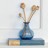 Palar Vase Recycled Glass Lapis - MK21828 - Uneeka