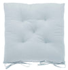 Pale Blue Cotton Seat Pad with Ties - SFSPB - Uneeka