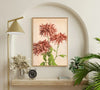 Pink Chrysanthemum Floral Framed Art Print - OFG 50x70 9002 - Uneeka