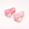 Pink Flower Twin Pack of Hair Slides - HD1116 - Uneeka
