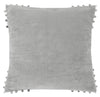 Pom Pom Edge Square Velvet Cushion - SPCVG - P - Uneeka