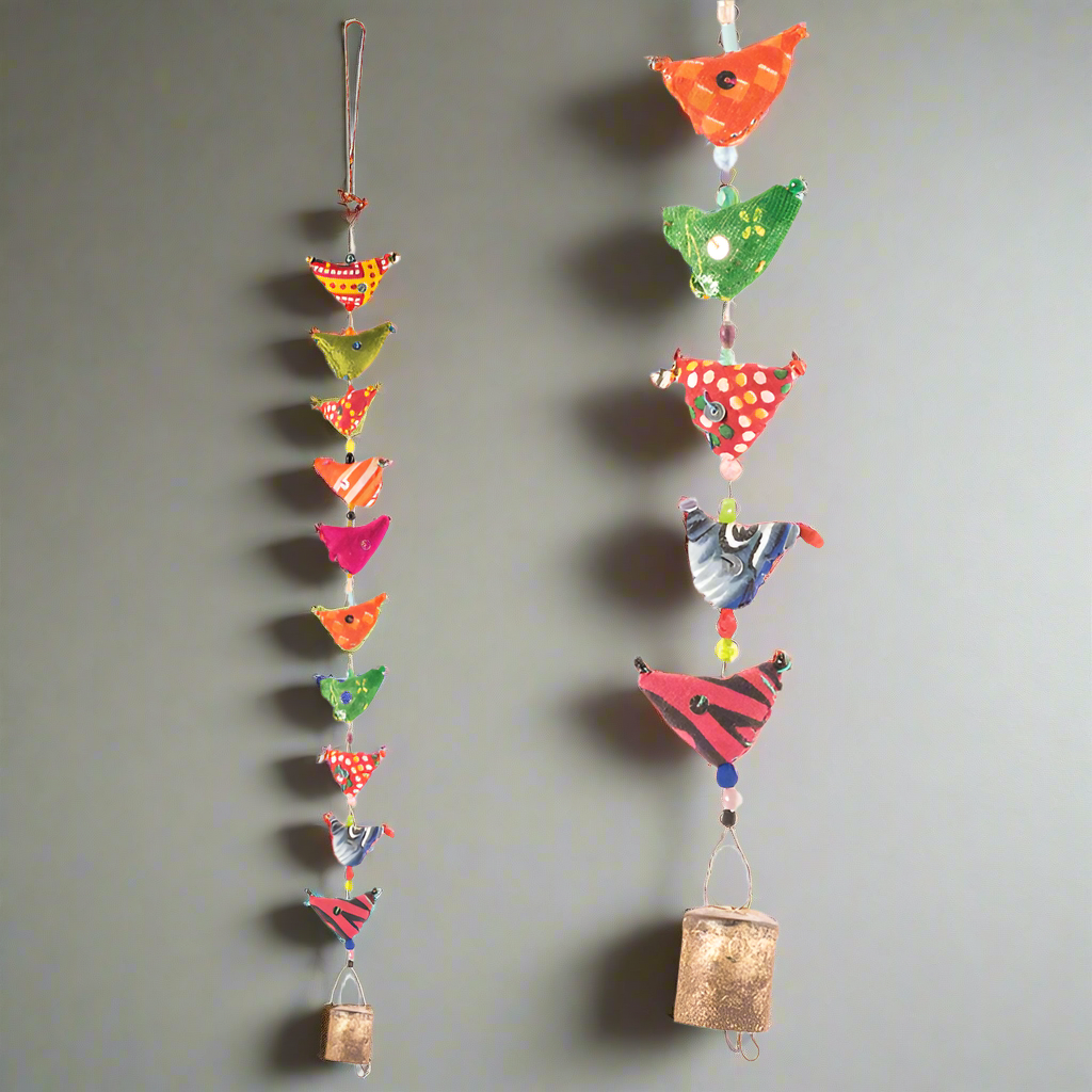 Decorative String of 10 Indian Birds - STR17 - Uneeka