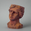Antique Rust Classical Head Planter - MP19 - Uneeka