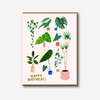 Garden Party Birthday Greetings Card - 1057 - Uneeka