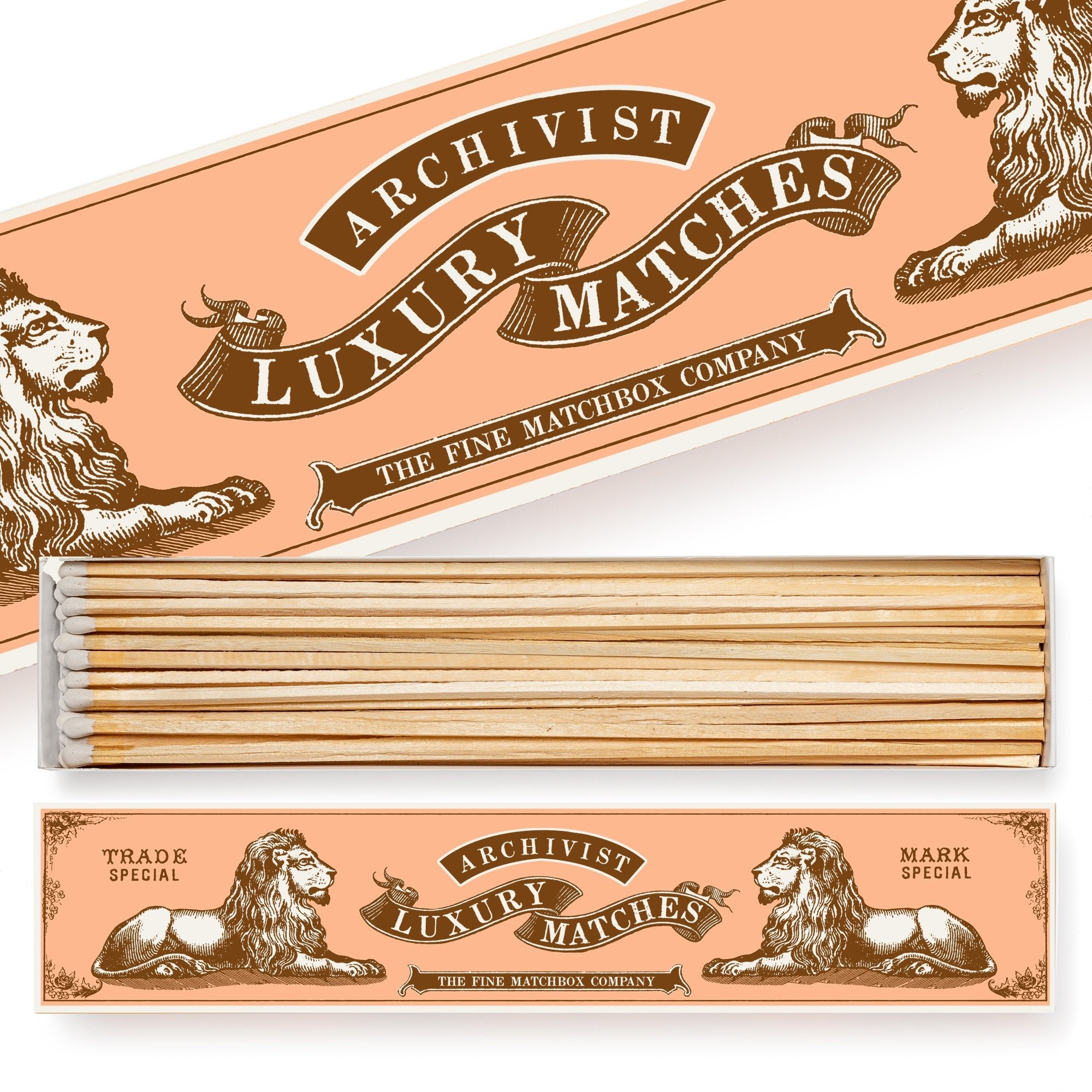 Proud Lion Design Long Box Of Matches - BX17 - Uneeka
