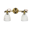 Rarni Antique Brass Double Wall Light - RL4201 - Uneeka
