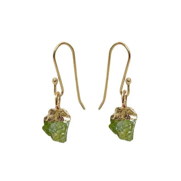 Raw Mineral Drop Earrings - RAW - MINERAL - EARRINGS - PERI - Uneeka
