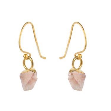 Raw Mineral Drop Earrings - RAW - MINERAL - EARRINGS - ROSEQ - Uneeka