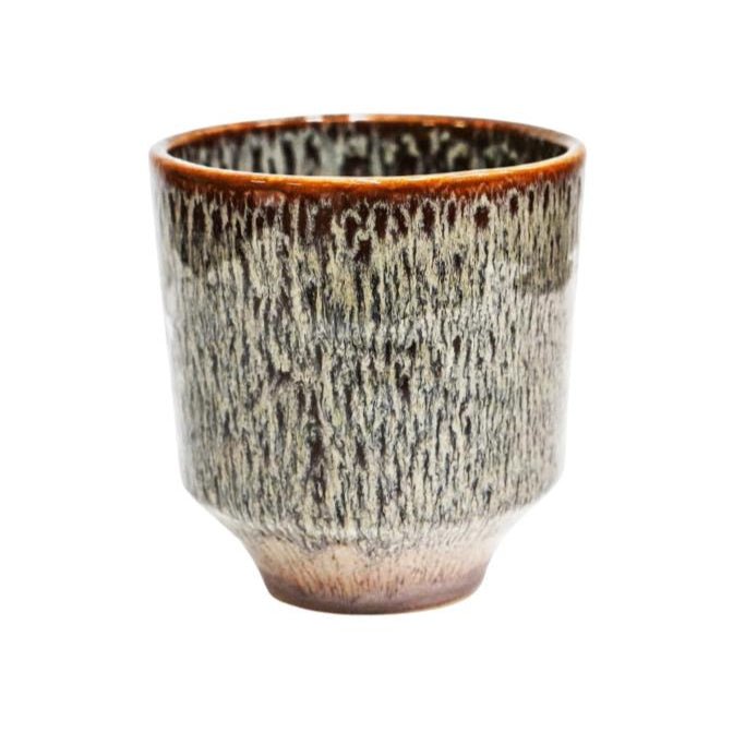 Reactive Glaze Mixed Tone Plant Pot - RGMOP13 - Uneeka