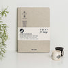 Reclaimed Cotton Pearl A5 Lined Notebook - 001 - Uneeka