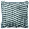 Recycled Cotton & Jute Diamond Pattern Cushion - CC305BBL - Uneeka