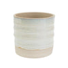 Rippled Two Tone Plant Pot - GRTIW11 - Uneeka