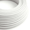 Round 3 Core Electric Cable Covered with Cotton in White - XZ3RC01 - Uneeka