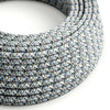 Round 3 Core Electrical Cable Covered with Rayon in Pixel Ice* - XZ2RX04 - Uneeka