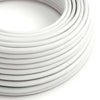 Round 3 Core Electrical Cable Covered with Rayon in White* - XZ3RM01 - Uneeka