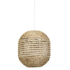 Round Water Hyacinth Natural Hanging Lamp - 2936426 - Uneeka